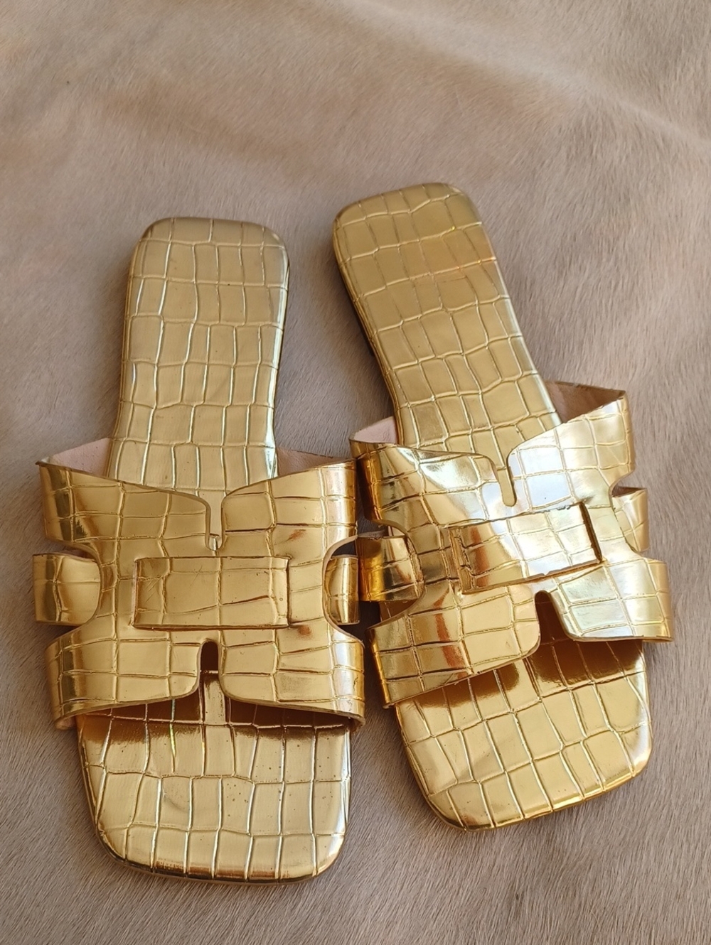 Gold Sandals